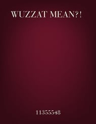 Wuzzat Mean? Jazz Ensemble sheet music cover Thumbnail